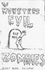 Evil Zombies tape insert