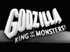title screen from Godzilla - King of the Monsters!